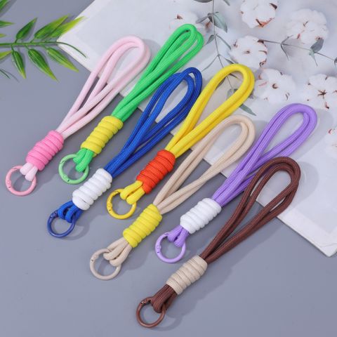 01 Móc Khoá Dây Đôi - Dây Dù Paracord Màu Pastel Làm Móc Khoá Điện Thoại Balo Handmade