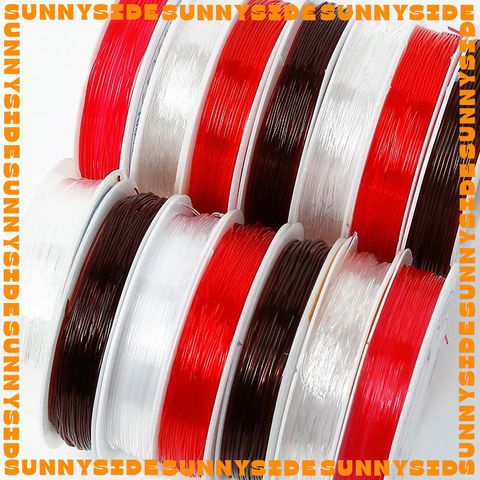 1 Cuộn Dây Cước Thun Co Giãn Nhiều Màu Trong Suốt Xỏ Chuỗi Hạt Làm Handmade Trang Sức Thắt Vòng Đồ Thủ Công