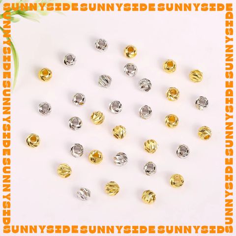 Gói 20 Bi Xoắn Mạ Vàng 18K Các Cỡ 3-4-5mm Cao Cấp Làm Trang Sức Handmade DIY