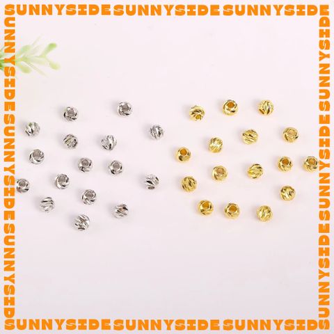 Gói 20 Bi Xoắn Mạ Vàng 18K Các Cỡ 3-4-5mm Cao Cấp Làm Trang Sức Handmade DIY