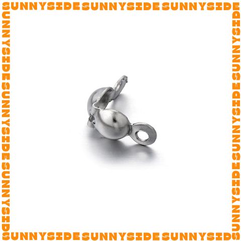 Gói 50 Cái Kẹp Vỏ Sò Inox Thép Không Gỉ Cao Cấp Chốt Đầu Dây Làm Trang Sức Handmade DIY