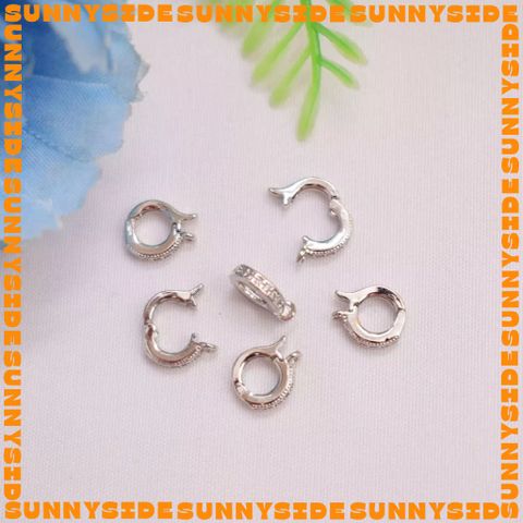 [Mini size] Khóa Bấm Tròn Mạ Vàng 18K Cao Cấp Làm Vòng Tay Dây Chuyền Trang Sức Handmade DIY