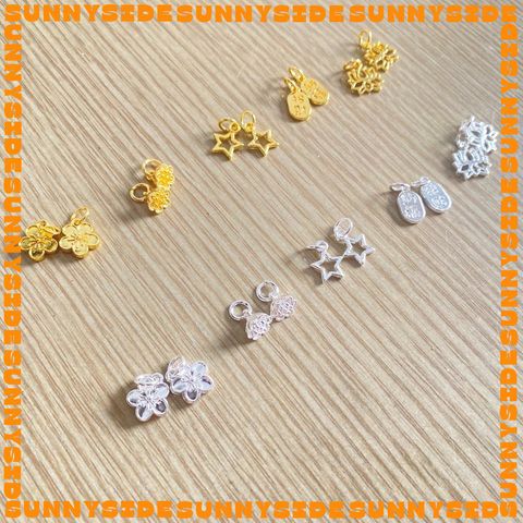 Charm Treo Mạ Vàng 18K Cao Cấp Phụ Kiện Xâu Mix Vòng Tay Phong Thủy Nam Nữ Làm Trang Sức Handmade DIY