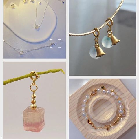02 Khoá Lò Xo Tròn Mini, Móc Khoá Tròn Mạ Vàng 18K Cao Cấp Làm Trang Sức Handmade DIY