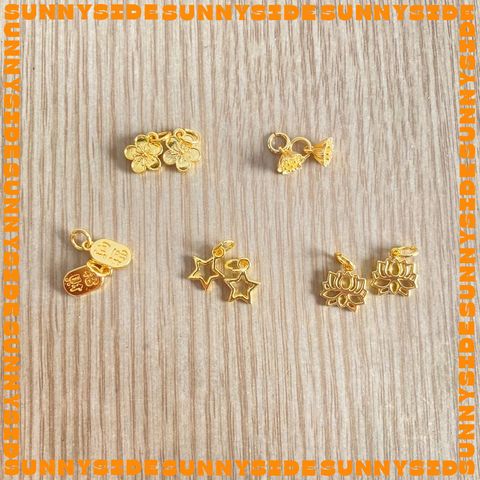 Charm Treo Mạ Vàng 18K Cao Cấp Phụ Kiện Xâu Mix Vòng Tay Phong Thủy Nam Nữ Làm Trang Sức Handmade DIY