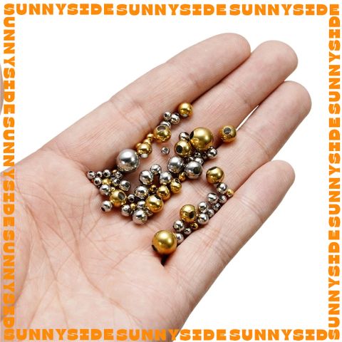 Gói 20 Bi Trơn Thép Không Gỉ Cao Cấp Làm Trang Sức Handmade DIY