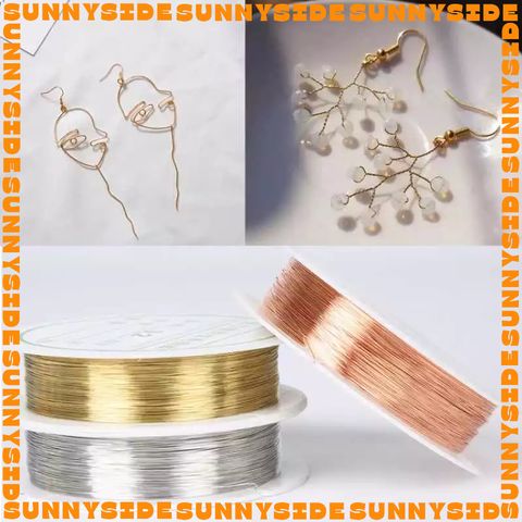 Cuộn Dây Đồng Dây Kẽm Dùng Uốn Định Hình Làm Thủ Công Trang Sức Handmade DIY