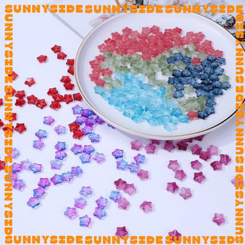 5 Hạt Thủy Tinh Ngôi Sao 12mm Cao Cấp Làm Vòng Tay, Trang Sức, Móc Khóa, Thủ Công DIY Handmade