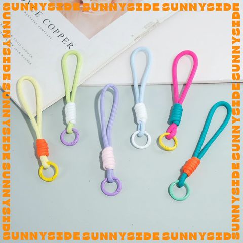 01 Móc Khoá Dây Dù Paracord Màu Pastel Làm Móc Khoá Điện Thoại Balo Handmade