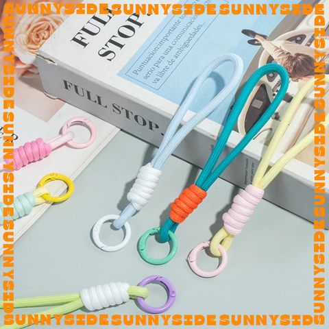 01 Móc Khoá Dây Dù Paracord Màu Pastel Làm Móc Khoá Điện Thoại Balo Handmade