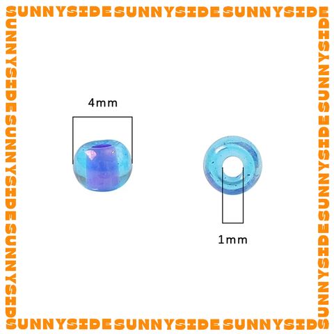 Gói 10g Hạt Cườm Tròn Trong Suốt Nhuộm Lõi 4mm Cao Cấp Hạt Đều Xỏ Vòng Tay Vòng Cổ Làm Trang sức Phụ Kiện Handmade DIY