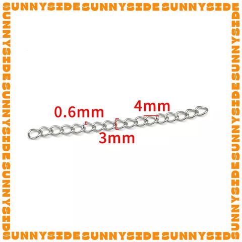 5 Cái DÂY XÍCH NỐI DÀI thép không gỉ 5cm làm trang sức phụ kiện handmade DIY