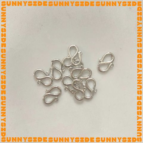 [1 ĐẦU HÀN KÍN] 02 Móc Khoá Chữ S Đầu Nối Dây Chuyền Hình Chữ S Mạ Vàng 18K Cao Cấp Làm Trang Sức Handmade