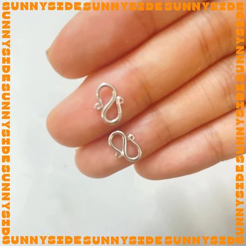 [1 ĐẦU HÀN KÍN] 02 Móc Khoá Chữ S Đầu Nối Dây Chuyền Hình Chữ S Mạ Vàng 18K Cao Cấp Làm Trang Sức Handmade