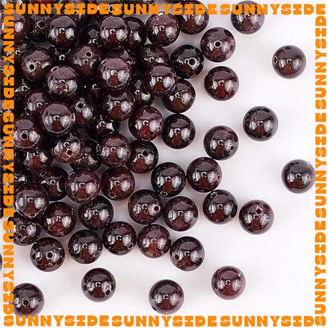 1 Hạt Đá Garnet Ngọc Hồng Lựu 5A Dùng Làm Trang Sức Thủ Công Mix Chuỗi Hạt Xỏ Vòng Tay