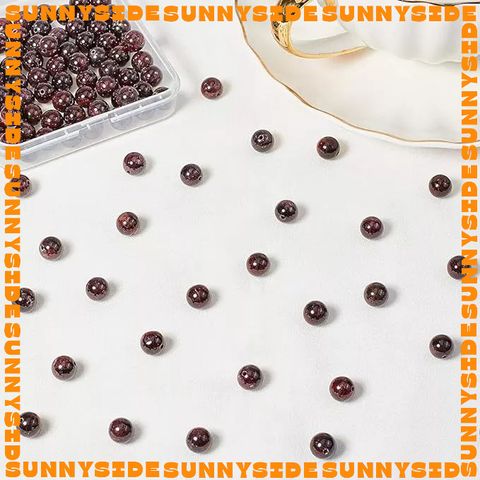 1 Hạt Đá Garnet Ngọc Hồng Lựu 5A Dùng Làm Trang Sức Thủ Công Mix Chuỗi Hạt Xỏ Vòng Tay