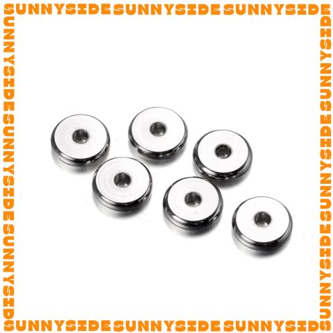 Gói 20 Cái Charm Khoen Tròn Chặn Hạt Làm Vòng Inox Thép Không Gỉ Cao Cấp Làm Trang Sức Handmade DIY