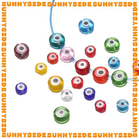 5 Hạt Charm Mắt Quỷ Evil Eye Thủy Tinh Hạt Xỏ Mắt Quỷ Evil Eye Đủ Màu Làm Phụ Kiện Trang Sức Handmade DIY