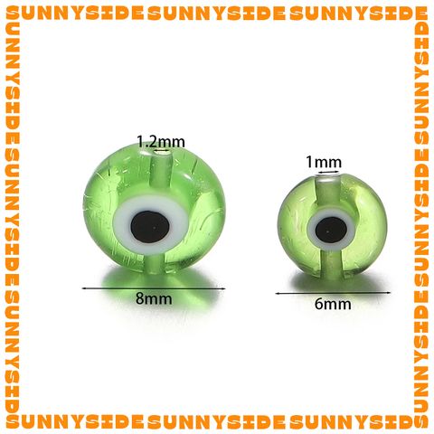 5 Hạt Charm Mắt Quỷ Evil Eye Thủy Tinh Hạt Xỏ Mắt Quỷ Evil Eye Đủ Màu Làm Phụ Kiện Trang Sức Handmade DIY