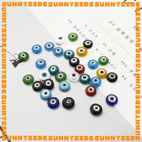 5 Hạt Charm Mắt Quỷ Evil Eye Thủy Tinh Hạt Xỏ Mắt Quỷ Evil Eye Đủ Màu Làm Phụ Kiện Trang Sức Handmade DIY