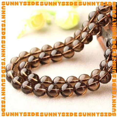 1 Hạt Đá Thach Anh Khói Smoky Quartz 7A Tự Nhiên 100% Dùng Làm Trang Sức Thủ Công Mix Chuỗi Hạt Xỏ Vòng Tay