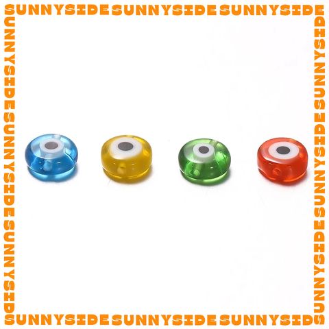 5 Hạt Charm Mắt Quỷ Evil Eye Thủy Tinh Hạt Xỏ Mắt Quỷ Evil Eye Đủ Màu Làm Phụ Kiện Trang Sức Handmade DIY