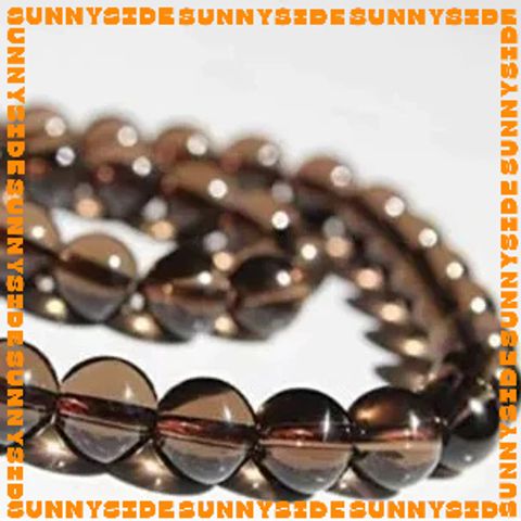 1 Hạt Đá Thach Anh Khói Smoky Quartz 7A Tự Nhiên 100% Dùng Làm Trang Sức Thủ Công Mix Chuỗi Hạt Xỏ Vòng Tay
