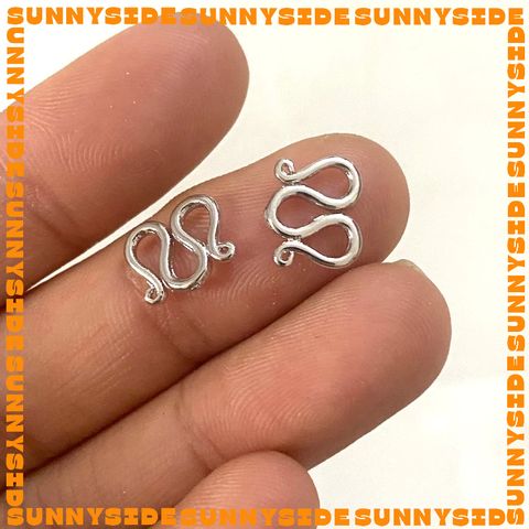 [1 Đầu Kín] 02 Móc Khoá Chữ M Đầu Nối Dây Chuyền Hình Chữ M Mạ Vàng 14K Cao Cấp Làm Trang Sức Handmade DIY