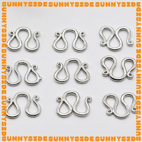 [1 Đầu Kín] 02 Móc Khoá Chữ M Đầu Nối Dây Chuyền Hình Chữ M Mạ Vàng 14K Cao Cấp Làm Trang Sức Handmade DIY
