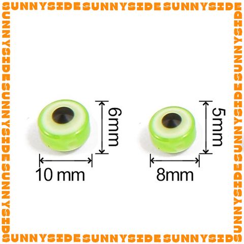 10 Hạt Charm Mắt Quỷ Evil Eye Nhựa Hạt Xỏ Mắt Quỷ Evil Eye Đủ Màu Làm Phụ Kiện Trang Sức Handmade DIY