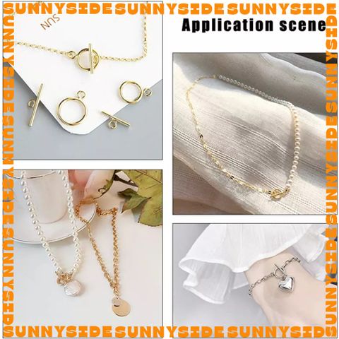 Bộ 2 Khoá OT Thép Không Gỉ Khoá Vòng Tay Khoá Dây Chuyền Làm Trang Sức Handmade DIY