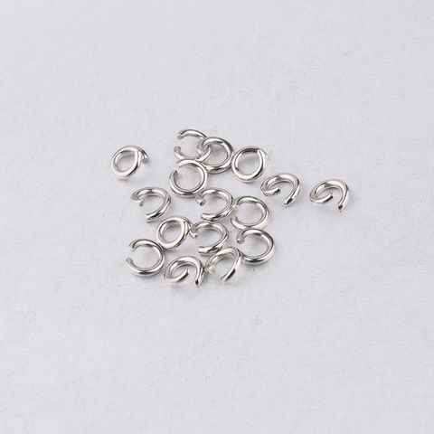 Gói 20 Cái Khoen Tròn Nối Vòng Inox Thép Không Gỉ Mạ Vàng 18K Cao Cấp Làm Trang Sức Handmade DIY