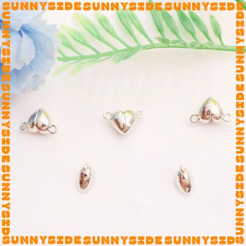 Móc Khoá Nam Châm Mini Hình Trái Tim Mạ Vàng 14K Cao Cấp Làm Trang Sức Handmade DIY