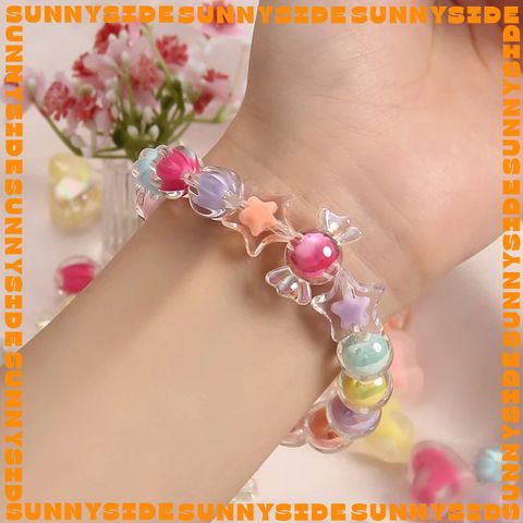 Gói 20 Hạt Cườm Nhựa Nhiều Hình Nhiều Màu Xỏ Vòng Tay Handmade DIY