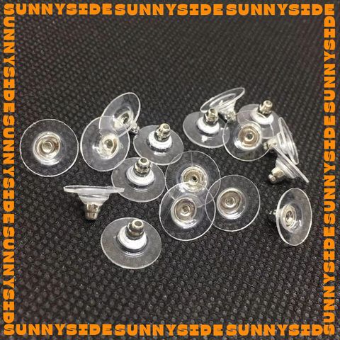 5 Cặp (10 Cái) Nút Chốt Khuyên Tai Silicon/Kim Loại Cho Bông Tai, Phụ Kiện Trang Sức Thủ Công, Nguyên Liệu Handmade DIY