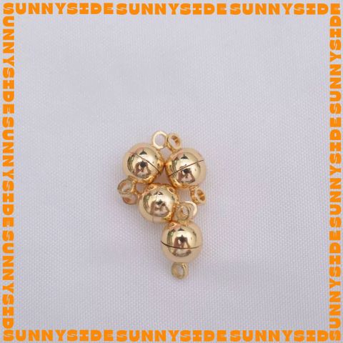 Móc Khoá Nam Châm Mini Mạ Vàng 14K Cao Cấp Làm Trang Sức Handmade DIY