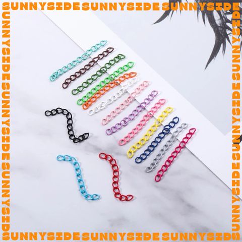 02 Dây Xích Nối Dài Tăng Đơ 5cm Nhiều Màu Sắc Làm Trang Sức Phụ Kiện Handmade DIY