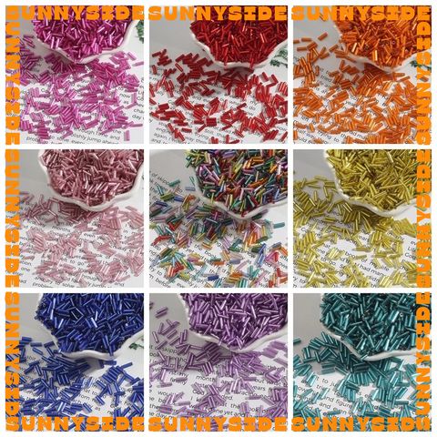 Gói 15g Cườm Ống 2*7mm Séc Cao Cấp Xỏ Vòng Tay Vòng Cổ Trang sức Phụ Kiện Handmade