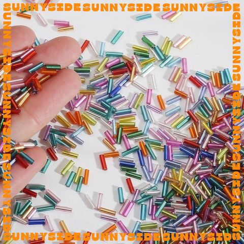 Gói 15g Cườm Ống 2*7mm Séc Cao Cấp Xỏ Vòng Tay Vòng Cổ Trang sức Phụ Kiện Handmade