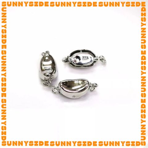 1 Cái Khoá Chốt Bấm Hình Đậu 18K Cao Cấp Làm Trang Sức Handmade DIY Phụ Kiện Khóa Đậu Làm Vòng Tay, Vòng Cổ DIY