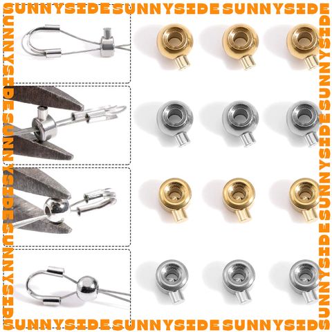 Khoá Bấm Định Vị Mạ Vàng 18K Cao Cấp Khoá Cài Định Vị Dây Chuyền Vòng Tay Bông Tai Làm Trang Sức Handmade DIY