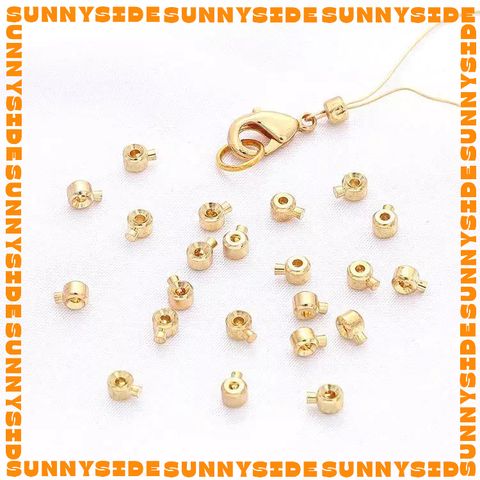 Khoá Bấm Định Vị Mạ Vàng 18K Cao Cấp Khoá Cài Định Vị Dây Chuyền Vòng Tay Bông Tai Làm Trang Sức Handmade DIY