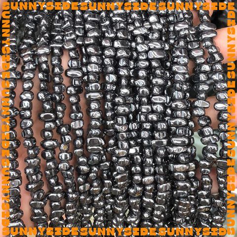Gói 50 Hạt Cườm Hình Sỏi Hình Hạt Đá Hematit Thiên Nhiên Đủ Màu Xỏ Vòng Làm Trang Sức Handmade DIY