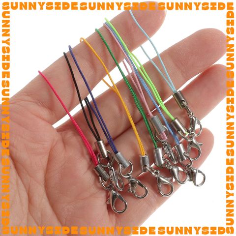 Gói 10 Dây Đeo Điện Thoại Móc Khoá Kèm Khoá Tôm Hùm Đủ Màu Làm Thủ Công Trang Sức Handmade DIY