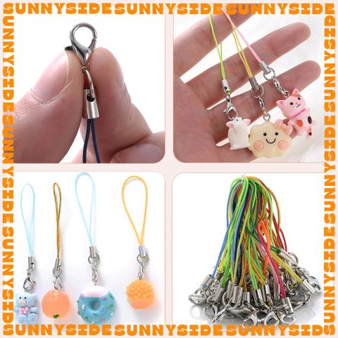 Gói 10 Dây Đeo Điện Thoại Móc Khoá Kèm Khoá Tôm Hùm Đủ Màu Làm Thủ Công Trang Sức Handmade DIY
