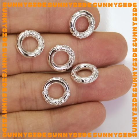 Charm Mặt Tròn Hoạ Tiết Cổ Cao Cấp Làm Trang Sức Handmade DIY Phụ Kiện Xâu, Mix, Phối Vòng Tay