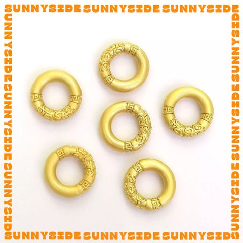 Charm Mặt Tròn Hoạ Tiết Cổ Cao Cấp Làm Trang Sức Handmade DIY Phụ Kiện Xâu, Mix, Phối Vòng Tay