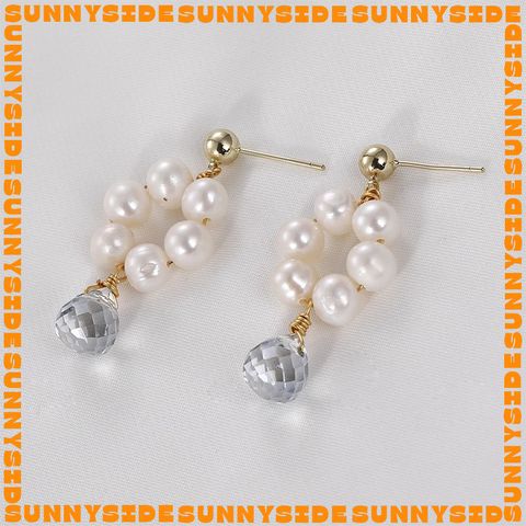 10 Viên Pha Lê Giọt Nước Lỗ Ngang Loại 1 Dùng Đính Kết Làm Phụ Kiện Trang Sức Handmade DIY