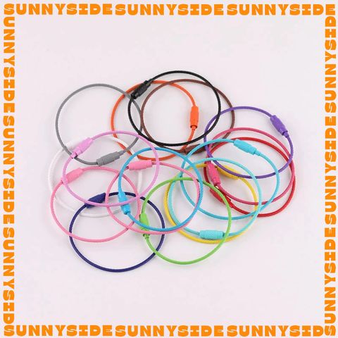 02 Vòng Móc Khoá Thép Không Gỉ Có Chốt Vặn 5cm Nhiều Màu Sắc Làm Đồ Handmade, Lưu Niệm, Trang Sức Thủ Công