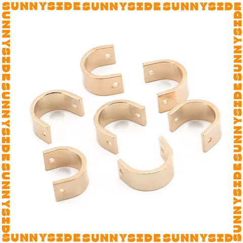 10 Charm Khung Lồng Hạt Hình Bán Nguyệt Đồng Cao Cấp Làm Trang Sức Handmade DIY